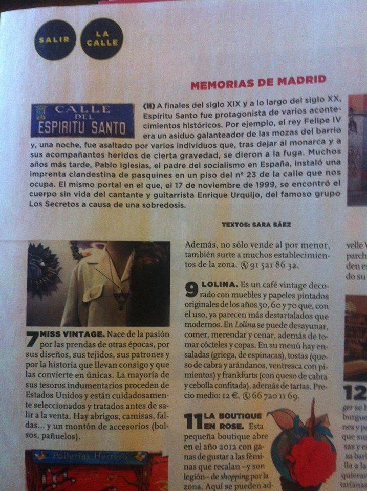 La mejor calle de Madrid